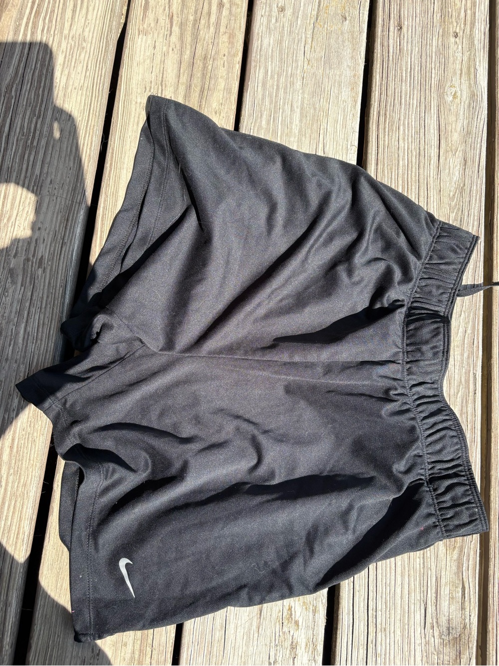 Nike Men's Black & Green Basketball Shorts